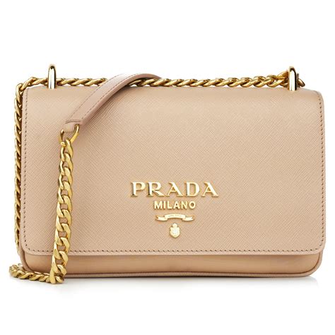 prada nude handbag